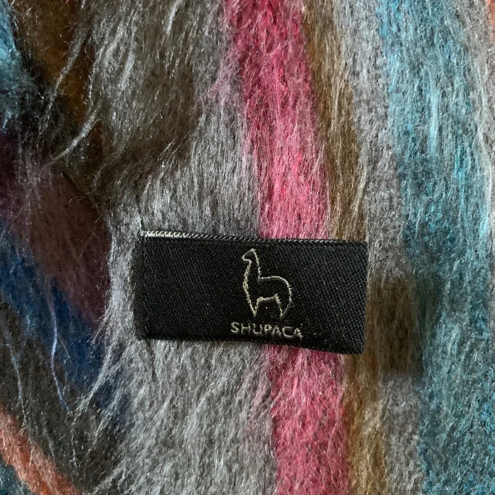 Shupaca Alpaca Scarf - Jubilee‎ Unisex Rainbow MultiColor